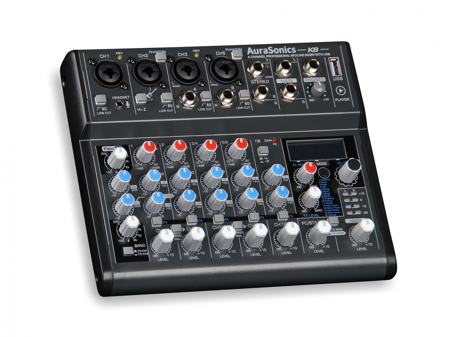 AuraSonics K8 компактный микшерный пульт в Пушкино