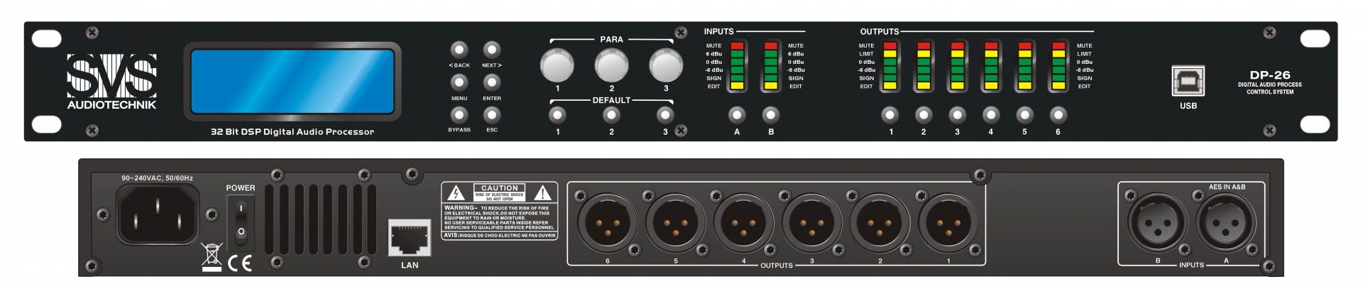 SVS Audiotechnik DP-26 Цифровой процессор: 2 входа 6 выходов в Пушкино