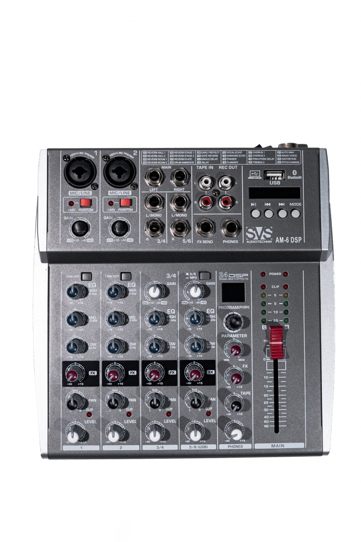 SVS Audiotechnik mixers AM-6 DSP Микшерный пульт аналоговый, 6-канальный SVS Audiotechnik mixers в Пушкино