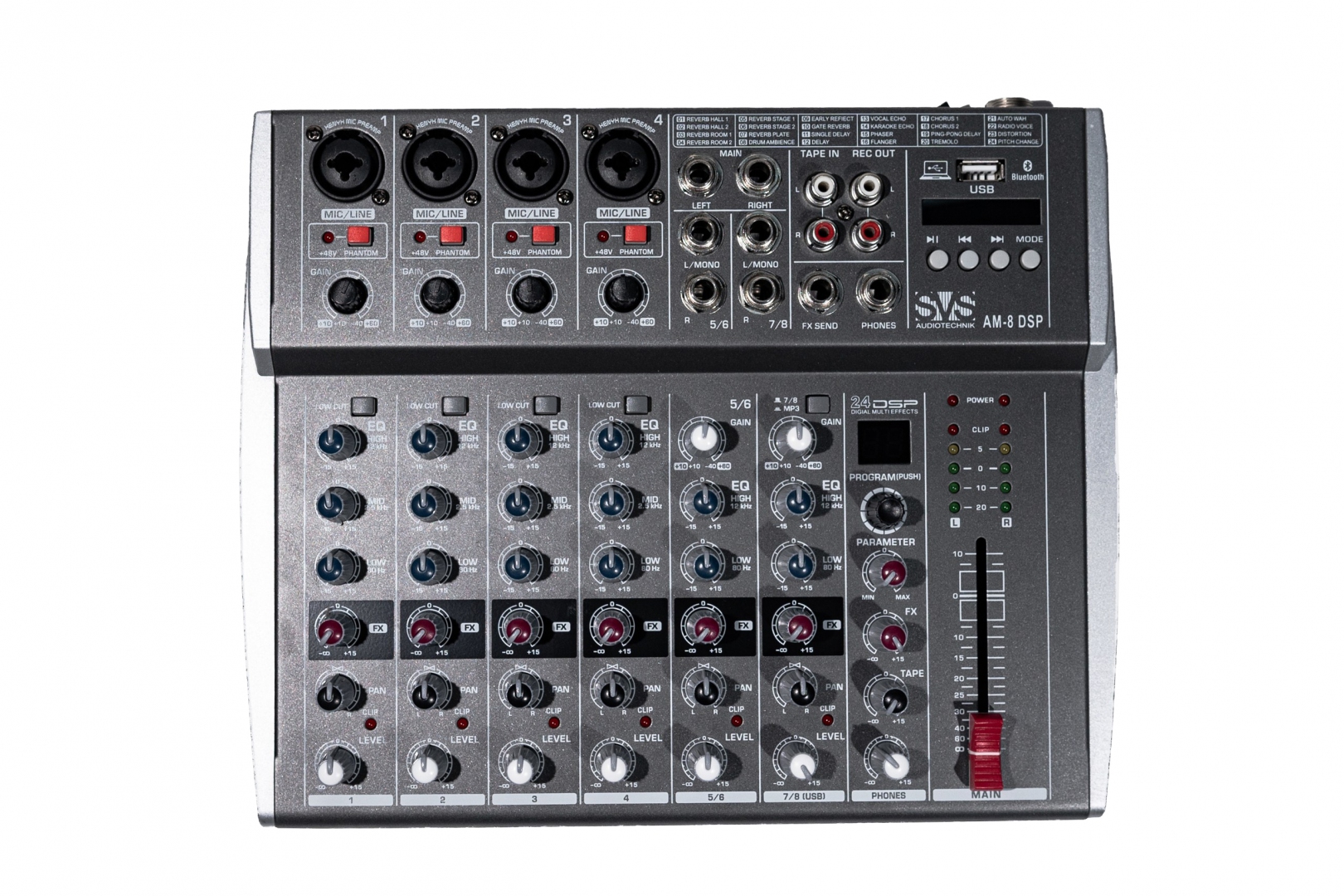 SVS Audiotechnik mixers AM-8 DSP Микшерный пульт аналоговый, 8-канальный в Пушкино
