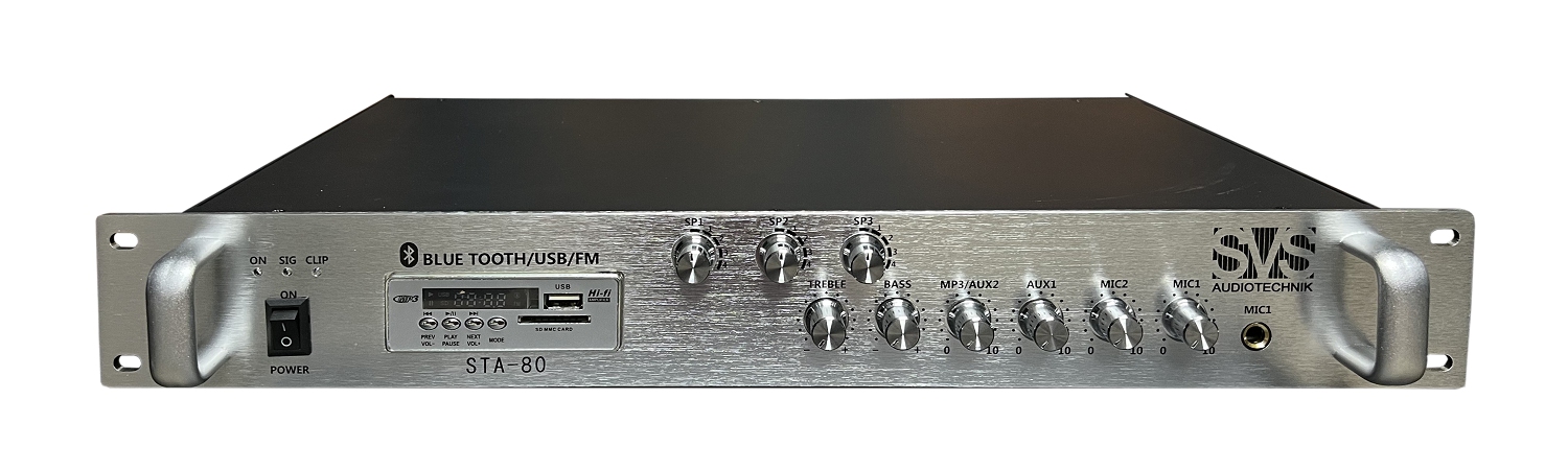 SVS Audiotechnik STA-80 Микшер-усилитель для систем Public Address в Пушкино
